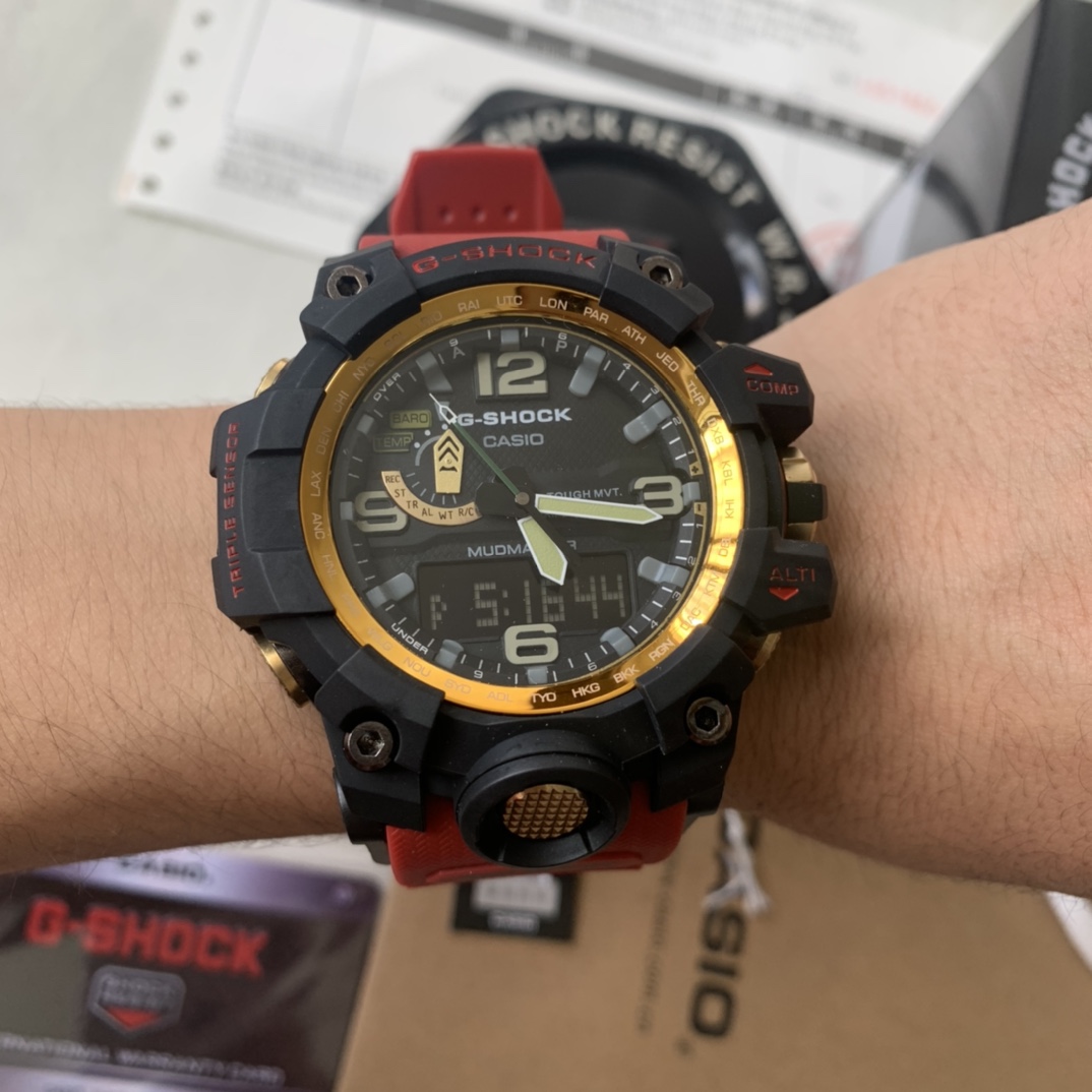 卡西欧  大泥王9号黑红金实拍图片