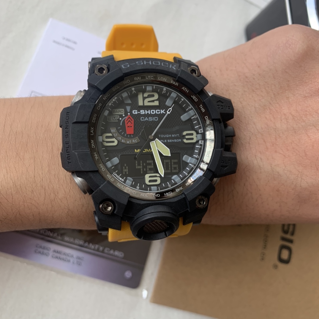 卡西欧  大泥王5号黄黑实拍图片